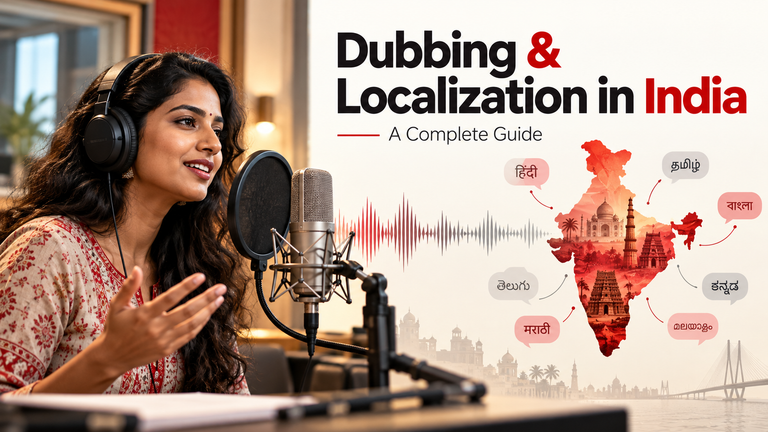 Dubbing and localization services in India